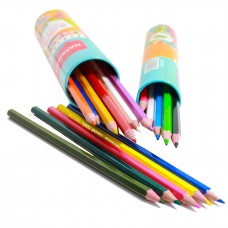 Natraj 12 Colour Pencils-Iron Box Drum
